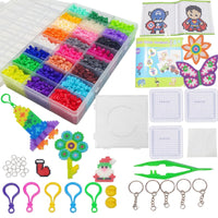 24-Color 5mm Fuse Beads Kit for DIY Crafts and Educational Play