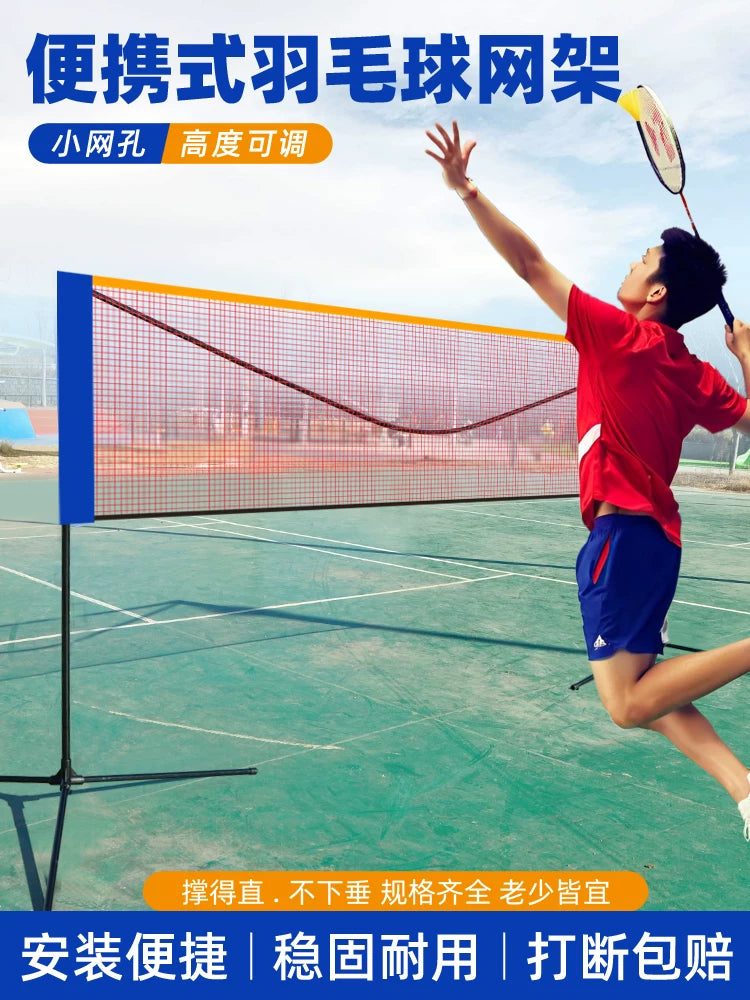Portable Badminton Net Set with Stand for Outdoor and Indoor Use - Easy Setup Volleyball Net System
