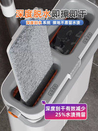 German Flat Mop for Home Use, Hands-Free Washing, Large Mop, 2026 New Model