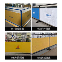Industrial Warehouse Isolation Fence Panel Perforated Sheet Movable Factory Channel Guardrail