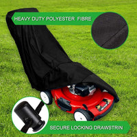 Walk-Behind Lawn Mower Cover, Waterproof UV-Resistant Dustproof Storage Protector