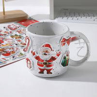 2026 New Christmas Santa Claus 3D Bubble Stickers for Christmas Eve Gift Box Decoration Kids DIY Foam Stickers