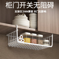 Bedside Wall-Mounted Storage Shelf, No-Drill Installation for Desks and Wardrobes