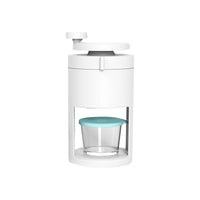Manual Ice Shaver Machine for Home Use, Hand-Crank Snow Cone Maker with Ice Mold