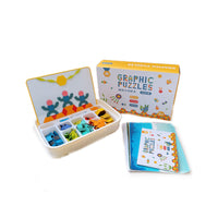 Kids Magnetic Tangram Geometric Shape Building Blocks Montessori Educational Puzzle Toy