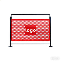 Industrial Warehouse Isolation Fence Panel Perforated Sheet Movable Factory Channel Guardrail