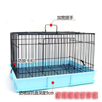 Foldable Pet Cage for Rabbits, Guinea Pigs, Chinchillas - Portable & Splash-Proof
