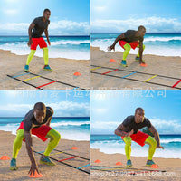 Agility Ladder Training Set with Disc Cones for Soccer, Basketball, and Outdoor Footwork Drills