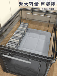 Jia Bang Shou Large Capacity Transparent Storage Box for Home, Toys, Car Trunk