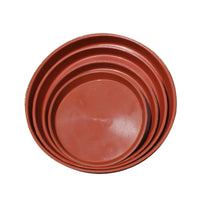 Round Plastic Plant Pot Saucer Drip Tray for Indoor Outdoor Use