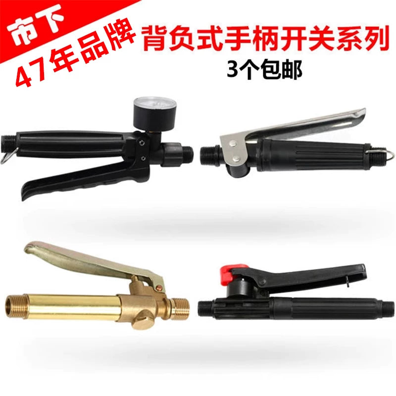 Backpack Sprayer Handle with Pressure Gauge for Agricultural Garden Use