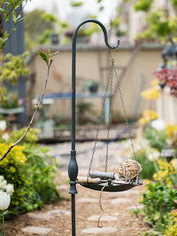 Juhan Outdoor Iron Art Ground Plug Hook for Garden Lanterns, Mosquito Coil Boxes, and Flower Pots