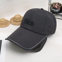 Women's UV Protection Sun Visor Hat with Retractable Brim for Outdoor Activities