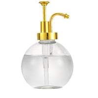 Vintage Embossed Glass Spray Bottle for Gardening and Home Use