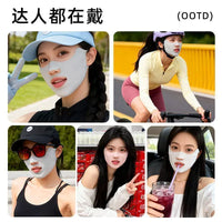 UV Protection Face Mask with Ear Loops for Outdoor Sports