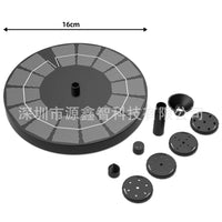 Solar-Powered Floating Fountain Pump for Bird Bath Pond Pool Garden Decor
