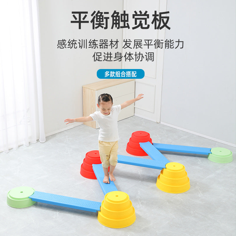 Kids' Sensory Balance Beam Set for Indoor Play and Training