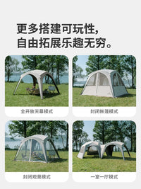 Naturehike Cloud Boundary Quick-Open Dome Tent with Zipper for Camping and Tailgating