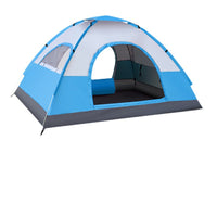 Automatic Pop-Up Camping Tent for 2-4 People - Portable, Waterproof, UV Protection