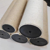 Cat Scratching Post Replacement Column Sisal Rope PVC Tube for DIY Cat Tree