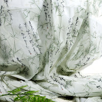 Chinese Style Bamboo Leaf Gradient Fabric for DIY Apparel and Decorations