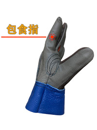 Welding Work Gloves, Heat Resistant Cowhide Leather, Soft, Durable, Industrial Safety