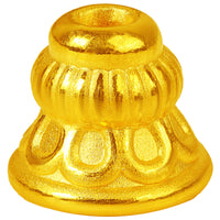 24K Gold Plated Buddha Pagoda Connector for DIY Bracelet and Necklace Jewelry Making