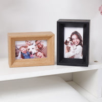 3-Inch Double-Sided Glass Photo Frame for Instant Prints