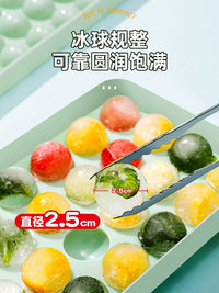 Food-Grade Ice Ball Maker Mold with Storage Box for Home and Commercial Use