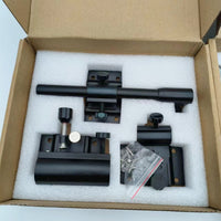 Fishing Box Aluminum-Magnesium Alloy Detachable Rod Holder, Keepnet Holder, and Bait Tray Holder Set