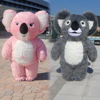 Inflatable Koala Panda Polar Bear Mascot Costume for Adults