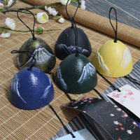 Japanese Cast Iron Wind Chime, Mount Fuji Bell for Garden Patio Outdoor Decor