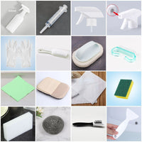 Multi-functional Cleaning Brush and Scrubber Tool Set