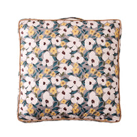 60x60cm Floor Cushion with Core, Large Square Tatami Seat Pad for Living Room, PP Cotton