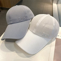 Unisex Quick Dry Mesh Baseball Cap for Outdoor Sports, Running, Fishing, and Sun Protection
