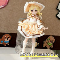 Doll Clothes Set for OB11 BJD Dolls, 11-17cm Sweet Maid Dress Outfits