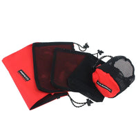 CLS 5-Piece Camping Travel Organizer Bag Set for Accessories, Toiletries, and Cosmetics