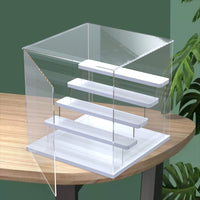 Clear Acrylic Large Capacity Blind Box Display Case Dustproof Figurine Organizer