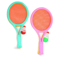 Kids Badminton Racket Set with Tennis Balls - Indoor/Outdoor Parent-Child Sports Toy Gift