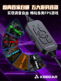 VS60 Wired Gaming Headset with Noise-Cancelling Microphone and Headphone Stand