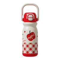Cute Cartoon Kids' 316 Stainless Steel Insulated Water Bottle with Dual-Drink Lid, Portable for Students