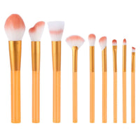 9-Piece Soft Bristle Makeup Brush Set for Beginners