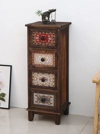 Slim Storage Cabinet with Drawers for Kitchen, Bathroom, and Living Room - 30cm Narrow Organizer