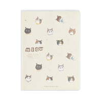 Chupin A4 Cartoon Illustrated Notebook with Protective Cover for Students