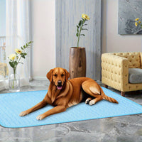 Pet Cooling Mat for Dogs and Cats, Summer Ice Silk Sleeping Pad, Breathable and Washable