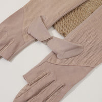 Women's Cotton UV Protection Arm Sleeves for Driving & Cycling