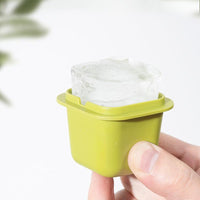 Ice Cube Tray with Lid, Easy Release Square Ice Mold for Home Use, Quick Freeze Ice Box