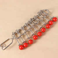 Nine-Link Puzzle Ring Set for All Ages, Brain Teaser Disentanglement Toy