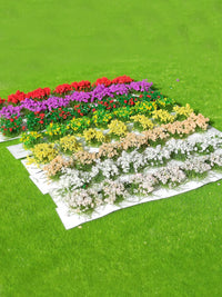Miniature Simulation Model Flower Cluster Grass Tufts for Diorama Landscaping