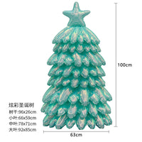 Christmas Tree Shaped Foil Balloons for Holiday Party Decoration